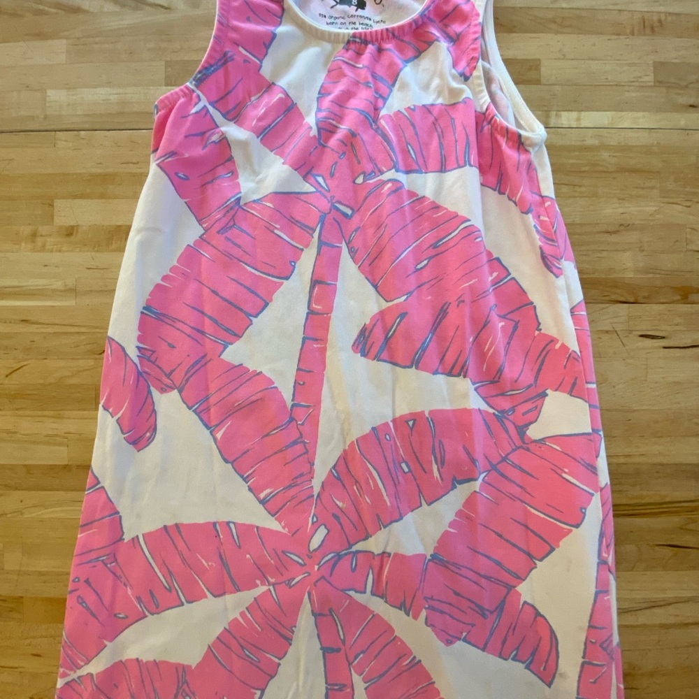 Mahi Gold Pink and White Tank Dress